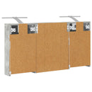 vidaXL Fürdőszobai Szekrény Szett 3 pcs 100 x 10,5 x 50 cm Faanyag
