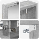 vidaXL Fürdőszobai Szekrény Szett 3 pcs 100 x 10,5 x 50 cm Faanyag