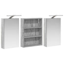 vidaXL Fürdőszobai Szekrény Szett 3 pcs 100 x 10,5 x 50 cm Faanyag