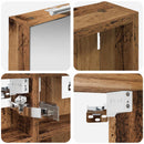 vidaXL Fürdőszobai Szekrény Szett 3 pcs 100 x 10,5 x 50 cm Faanyag