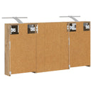 vidaXL Fürdőszobai Szekrény Szett 3 pcs 100 x 10,5 x 50 cm Faanyag
