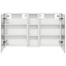 vidaXL Fürdőszobai Szekrény Szett 3 pcs 100 x 10,5 x 60,5 cm Faanyag
