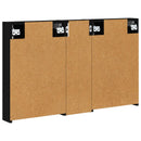 vidaXL Fürdőszobai Szekrény Szett 3 pcs 100 x 10,5 x 60,5 cm Faanyag