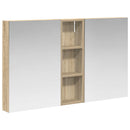 vidaXL Fürdőszobai Szekrény Szett 3 pcs 100 x 10,5 x 60,5 cm Faanyag