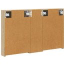vidaXL Fürdőszobai Szekrény Szett 3 pcs 100 x 10,5 x 60,5 cm Faanyag