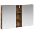 vidaXL Fürdőszobai Szekrény Szett 3 pcs 100 x 10,5 x 60,5 cm Faanyag