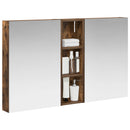 vidaXL Fürdőszobai Szekrény Szett 3 pcs 100 x 10,5 x 60,5 cm Faanyag