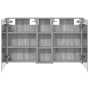 vidaXL Fürdőszobai Szekrény Szett 3 pcs 100 x 10,5 x 60,5 cm Faanyag