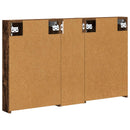 vidaXL Fürdőszobai Szekrény Szett 3 pcs 100 x 10,5 x 60,5 cm Faanyag