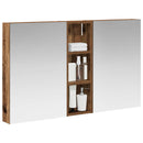 vidaXL Fürdőszobai Szekrény Szett 3 pcs 100 x 10,5 x 60,5 cm Faanyag