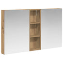 vidaXL Fürdőszobai Szekrény Szett 3 pcs 100 x 10,5 x 60,5 cm Faanyag