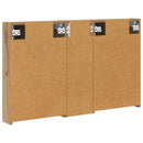 vidaXL Fürdőszobai Szekrény Szett 3 pcs 100 x 10,5 x 60,5 cm Faanyag