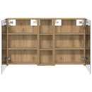 vidaXL Fürdőszobai Szekrény Szett 3 pcs 100 x 10,5 x 60,5 cm Faanyag