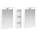 vidaXL Fürdőszobai Szekrény Szett 3 pcs 100 x 10,5 x 60,5 cm Faanyag