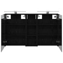 vidaXL Fürdőszobai Szekrény Szett 3 pcs 100 x 10,5 x 60,5 cm Faanyag