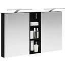 vidaXL Fürdőszobai Szekrény Szett 3 pcs 100 x 10,5 x 60,5 cm Faanyag