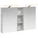 vidaXL Fürdőszobai Szekrény Szett 3 pcs 100 x 10,5 x 60,5 cm Faanyag