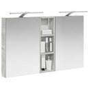 vidaXL Fürdőszobai Szekrény Szett 3 pcs 100 x 10,5 x 60,5 cm Faanyag