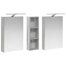 vidaXL Fürdőszobai Szekrény Szett 3 pcs 100 x 10,5 x 60,5 cm Faanyag