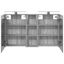vidaXL Fürdőszobai Szekrény Szett 3 pcs 100 x 10,5 x 60,5 cm Faanyag