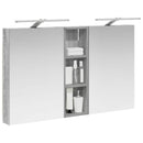 vidaXL Fürdőszobai Szekrény Szett 3 pcs 100 x 10,5 x 60,5 cm Faanyag