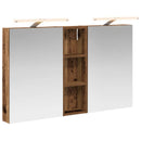 vidaXL Fürdőszobai Szekrény Szett 3 pcs 100 x 10,5 x 60,5 cm Faanyag