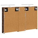 vidaXL Fürdőszobai Szekrény Szett 3 pcs 100 x 10,5 x 60,5 cm Faanyag