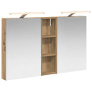 vidaXL Fürdőszobai Szekrény Szett 3 pcs 100 x 10,5 x 60,5 cm Faanyag