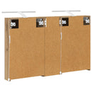 vidaXL Fürdőszobai Szekrény Szett 3 pcs 100 x 10,5 x 60,5 cm Faanyag