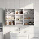 vidaXL Fürdőszobai Szekrény Szett 3 pcs 110 x 10,5 x 60,5 cm Faanyag