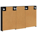 vidaXL Fürdőszobai Szekrény Szett 3 pcs 110 x 10,5 x 60,5 cm Faanyag