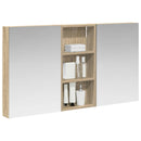 vidaXL Fürdőszobai Szekrény Szett 3 db 110 x 10,5 x 60,5 cm Szerelt fa