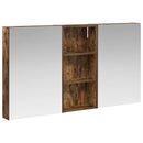 vidaXL Fürdőszobai Szekrény Szett 3 pcs 110 x 10,5 x 60,5 cm Faanyag