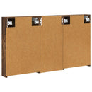 vidaXL Fürdőszobai Szekrény Szett 3 pcs 110 x 10,5 x 60,5 cm Faanyag