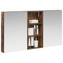 vidaXL Fürdőszobai Szekrény Szett 3 pcs 110 x 10,5 x 60,5 cm Faanyag