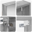 vidaXL Fürdőszobai Szekrény Szett 3 pcs 110 x 10,5 x 60,5 cm Faanyag
