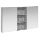 vidaXL Fürdőszobai Szekrény Szett 3 pcs 110 x 10,5 x 60,5 cm Faanyag