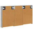 vidaXL Fürdőszobai Szekrény Szett 3 pcs 110 x 10,5 x 60,5 cm Faanyag