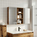vidaXL Fürdőszobai Szekrény Szett 3 pcs 110 x 10,5 x 60,5 cm Faanyag