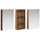 vidaXL Fürdőszobai Szekrény Szett 3 pcs 110 x 10,5 x 60,5 cm Faanyag