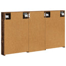vidaXL Fürdőszobai Szekrény Szett 3 pcs 110 x 10,5 x 60,5 cm Faanyag
