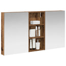 vidaXL Fürdőszobai Szekrény Szett 3 pcs 110 x 10,5 x 60,5 cm Faanyag