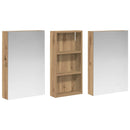 vidaXL Fürdőszobai Szekrény Szett 3 pcs 110 x 10,5 x 60,5 cm Faanyag