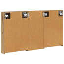vidaXL Fürdőszobai Szekrény Szett 3 pcs 110 x 10,5 x 60,5 cm Faanyag