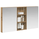 vidaXL Fürdőszobai Szekrény Szett 3 pcs 110 x 10,5 x 60,5 cm Faanyag