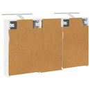 vidaXL Fürdőszobai Szekrény Szett 3 pcs 110 x 10,5 x 60,5 cm Faanyag