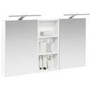 vidaXL Fürdőszobai Szekrény Szett 3 pcs 110 x 10,5 x 60,5 cm Faanyag