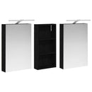 vidaXL Fürdőszobai Szekrény Szett 3 pcs 110 x 10,5 x 60,5 cm Faanyag