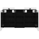 vidaXL Fürdőszobai Szekrény Szett 3 pcs 110 x 10,5 x 60,5 cm Faanyag