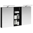 vidaXL Fürdőszobai Szekrény Szett 3 pcs 110 x 10,5 x 60,5 cm Faanyag